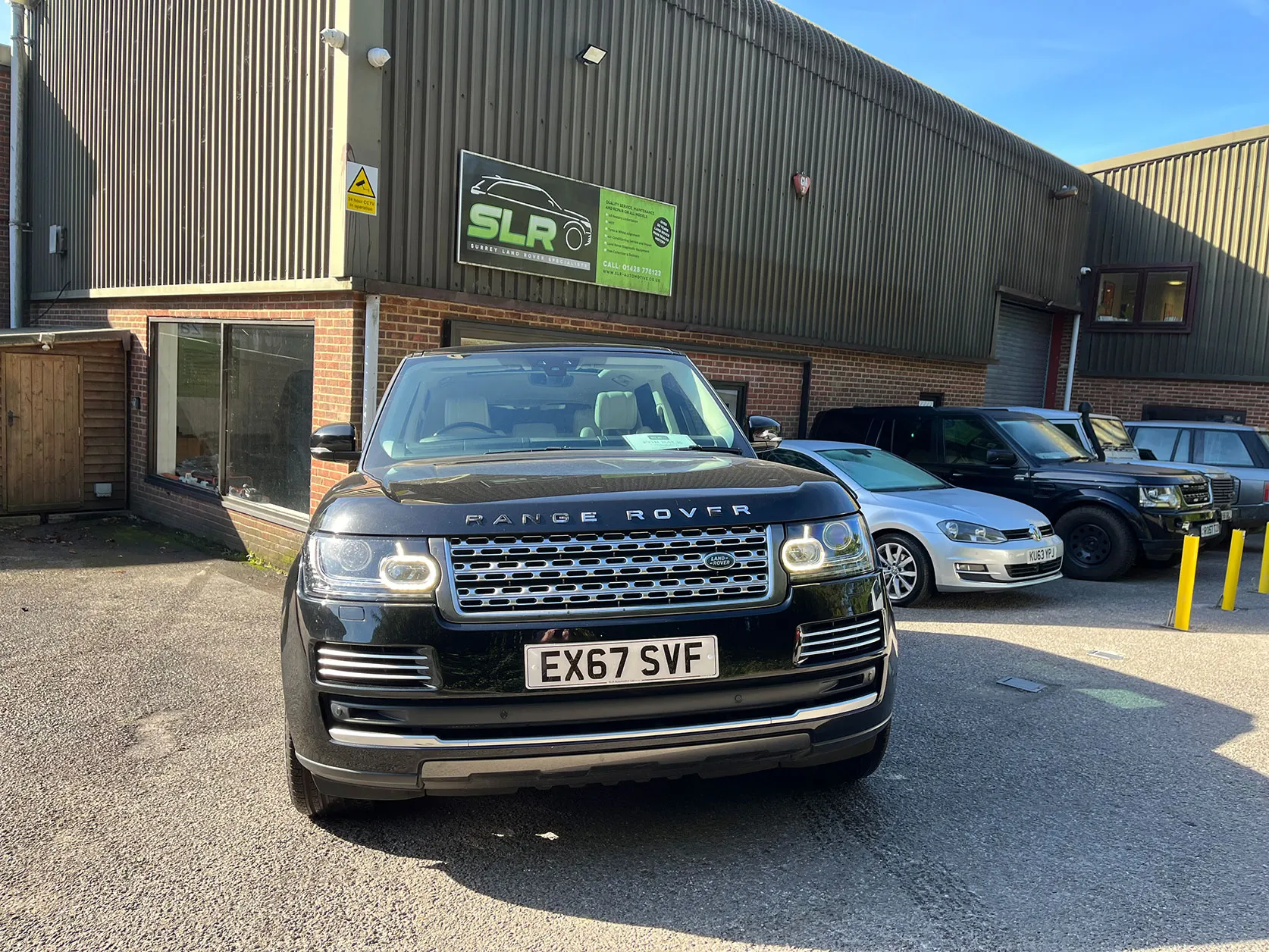 Front of Range Rover